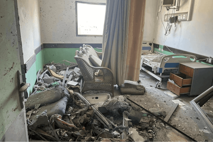 Repairing destroyed hospitals to save injured Palestinians